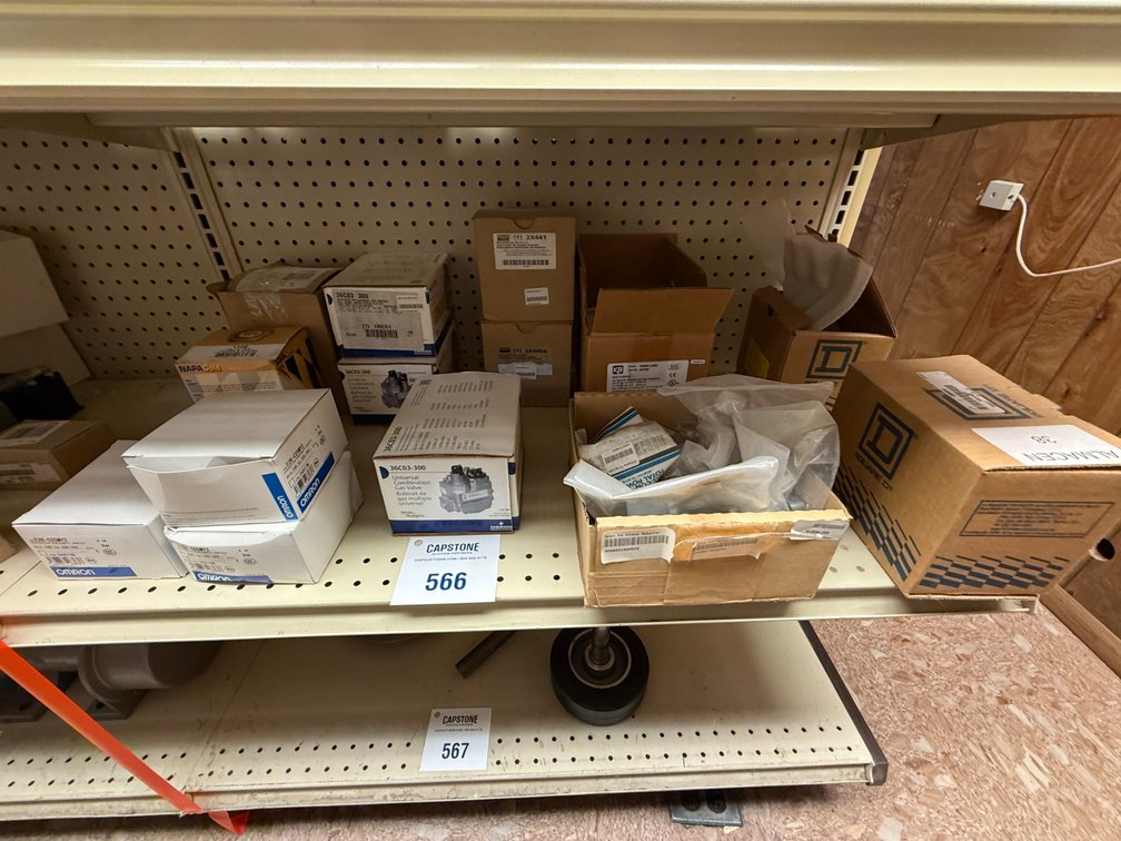 Assorted Motor Starters, Electrical Controls, Etc.