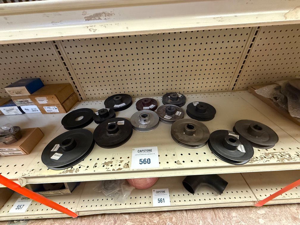 V Belt Pulleys & Sheaves, Various Sizes