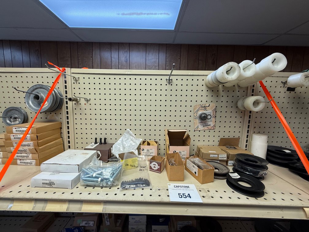 Assorted Hardware, Bolts, Fasteners, Bushings, Pulleys