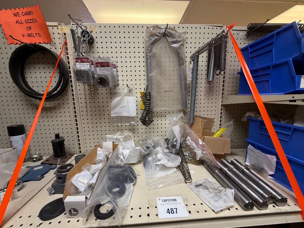 Assorted Hardware Trailer Mounts Shaft Seals Springs and Dimmer Switches