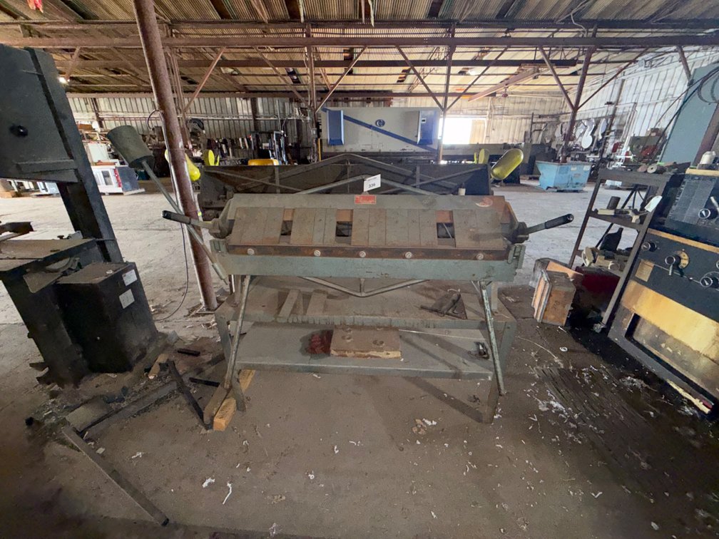 Roper Whitney Connecticut Model U416 Sheet Metal Bending Brake