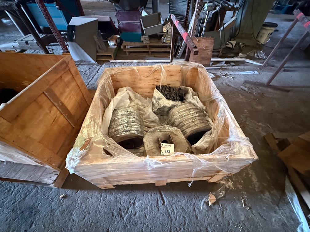Crate of Stainless Steel Attachment Roller Chain Spools