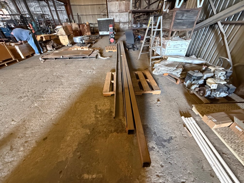 Lot of Structural Steel Beams and Square Tubing Channels