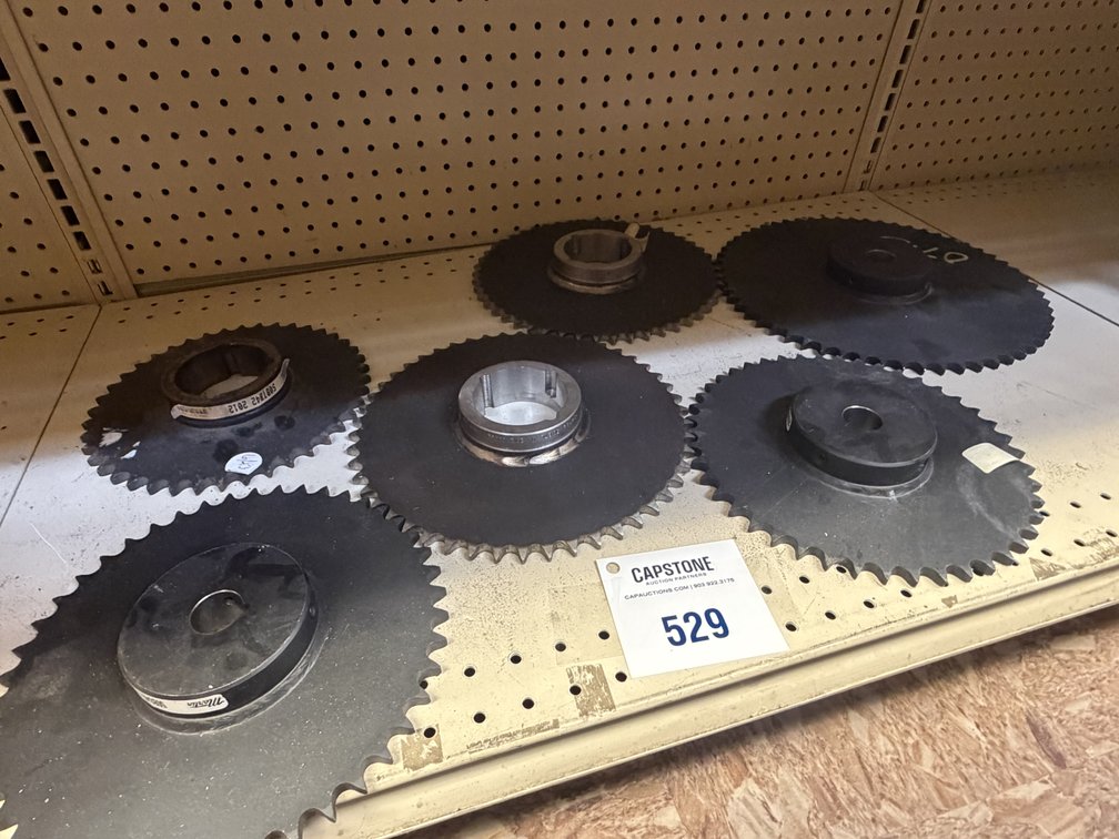 Lot of Six Martin Industrial Roller Chain Sprockets