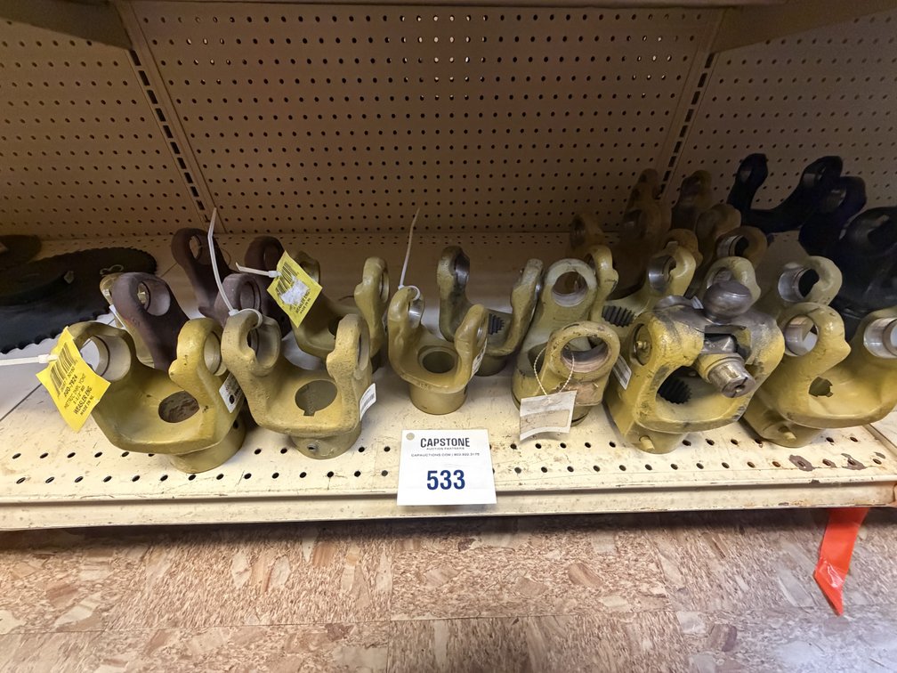 Lot of Weasler Metric Implement PTO Drive Shaft Yokes