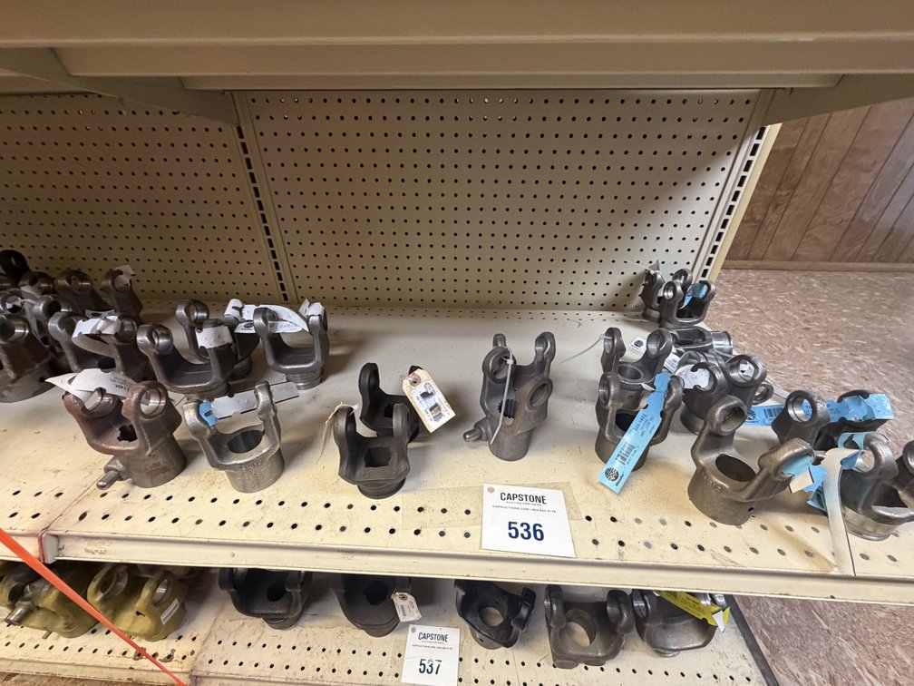 Assorted Weasler Driveline PTO End and Tube Weld Yokes