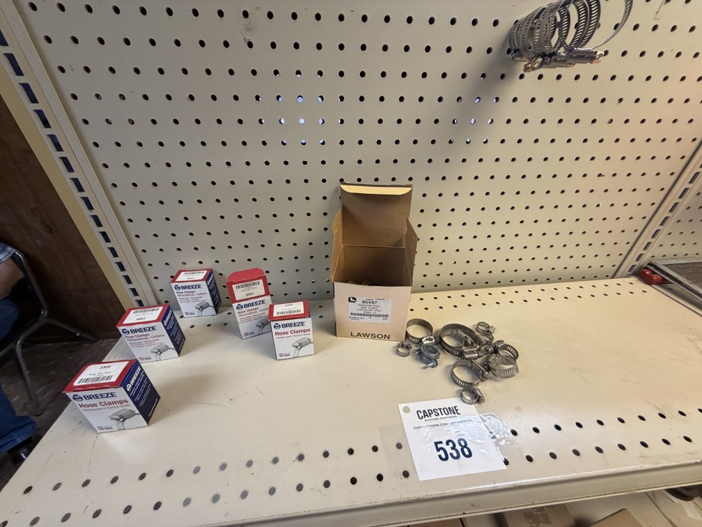 Assorted Breeze and Lawson Stainless Steel Hose Clamps Lot