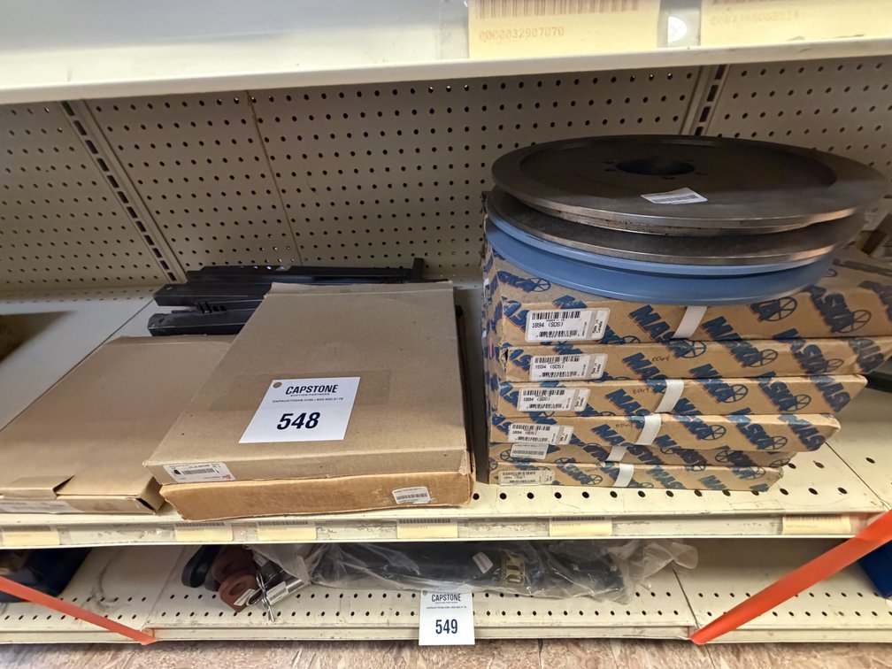 Maska Industrial Drive Pulleys and Flat Pack Components Lot 548