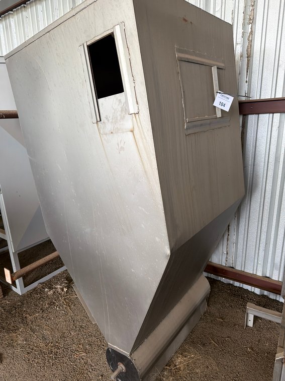 Stainless Steel Bulk Hopper Dispenser Bin