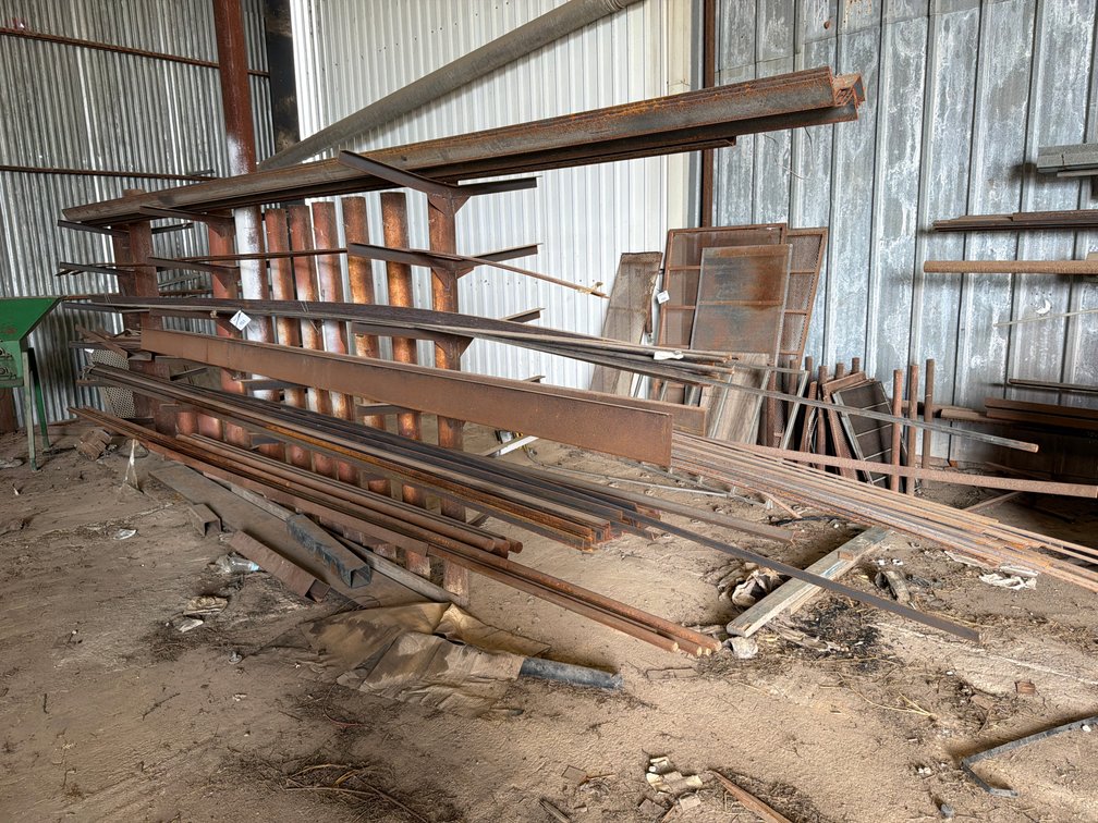 Steel Stock Including Angle Iron Flat Bar and Rod