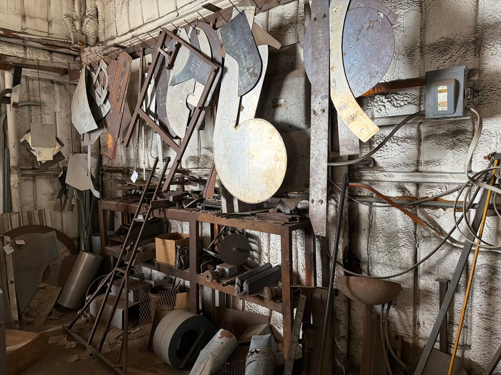 Assorted Fabricated Sheet Metal, Stock, and Industrial Scrap Pieces