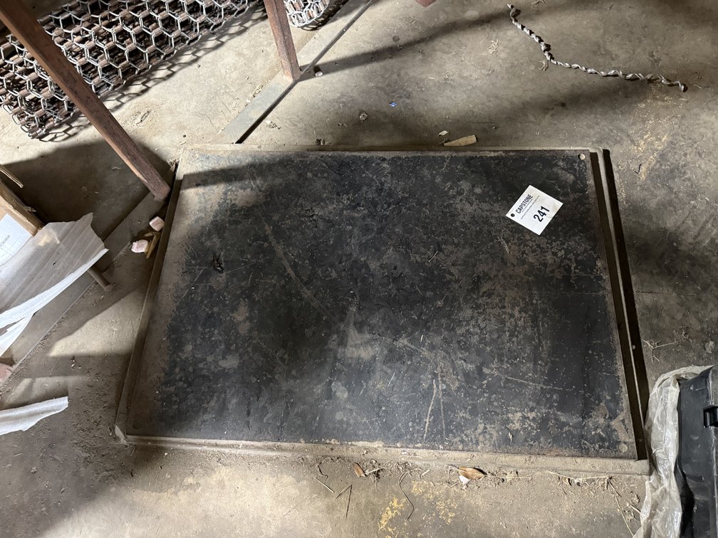 Heavy Duty Rectangular Steel Plate Cover Industrial Metal Hatch