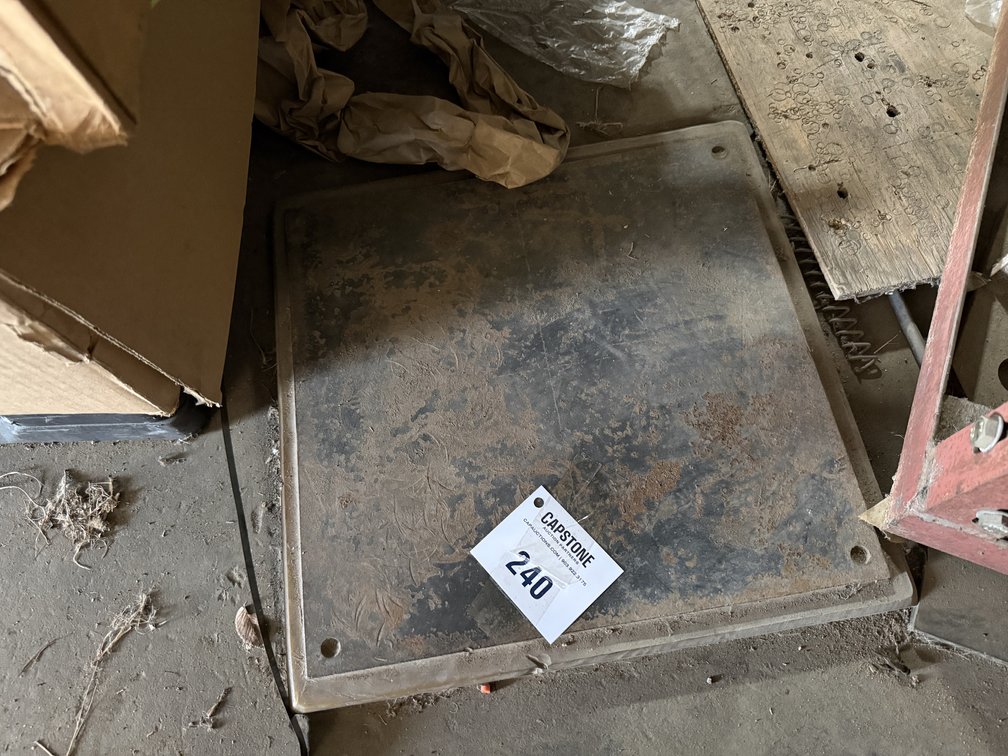 Heavy Duty Square Cast Metal Base Plate or Floor Cover
