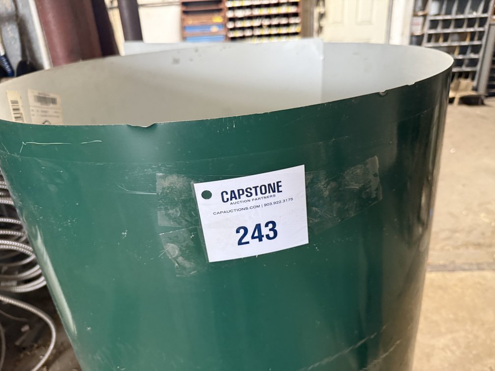 Roll of Forest Green Aluminum Trim Coil Flashing Material