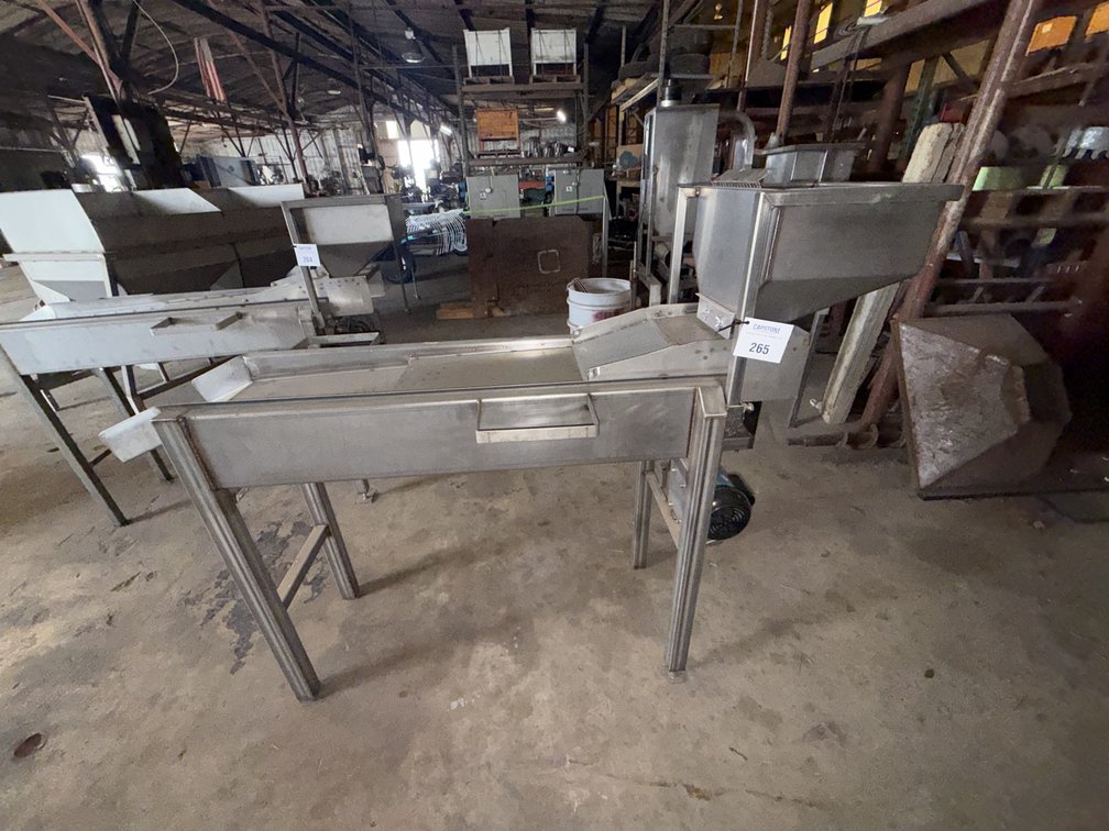 Stainless Steel Nut/Meat Vibrating Inspection Table