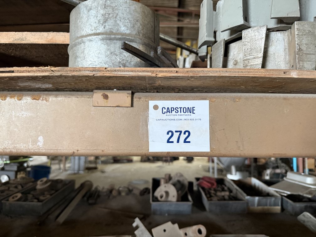 Heavy Industrial Pallet Racking with Hardware Bins and Contents