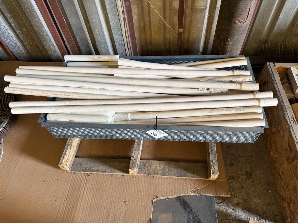 Charlotte Pipe PVC Conduits with Wire Mesh Tray Lot