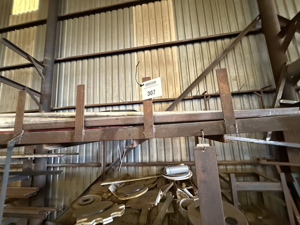 Heavy Duty Welded Steel Industrial Storage Rack with Contents