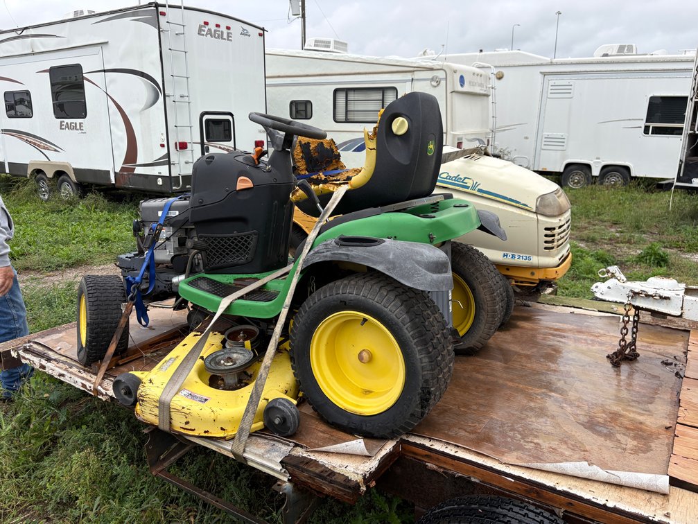 3 Misc Lawn Mowers for Parts - 2 JD & 1 Cub Cadet