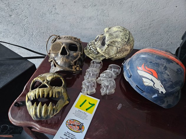 Image for Skulls/ Denver Broncos Work Hat