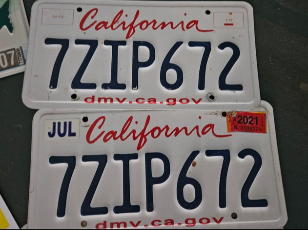Image for Veteran, License Plates