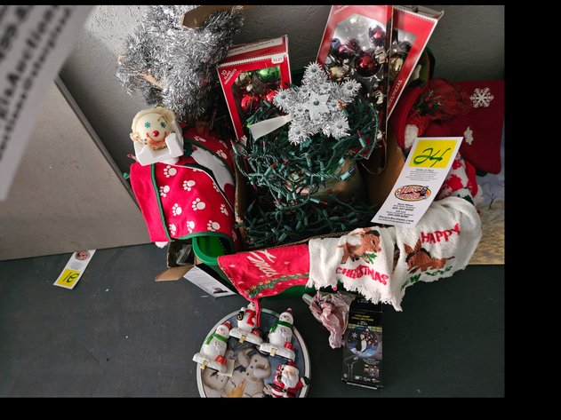 Image for Red, Green, & Silver Christmas Many Stocking Hangers