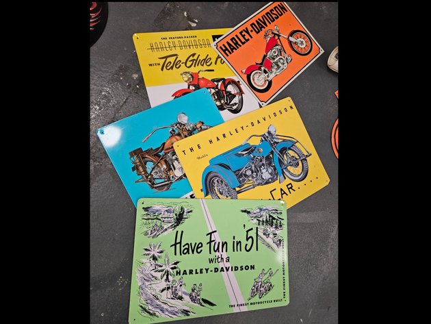 Image for Vintage Look Harley Davidson  Signs