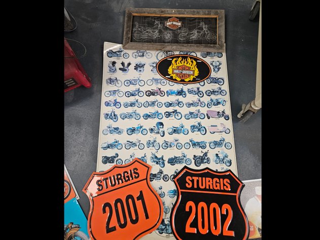 Image for Unique Harley Davison/ Sturgis wall Art