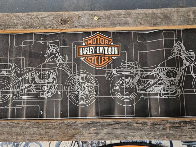 Image for Unique Harley Davison/ Sturgis wall Art