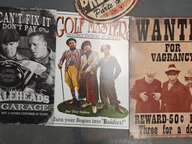 Image for Vintage Look metal signs