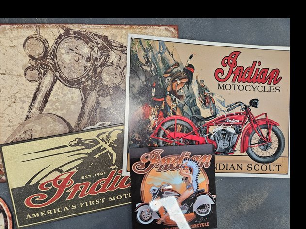 Image for Indian Motorcycle Tin Signs