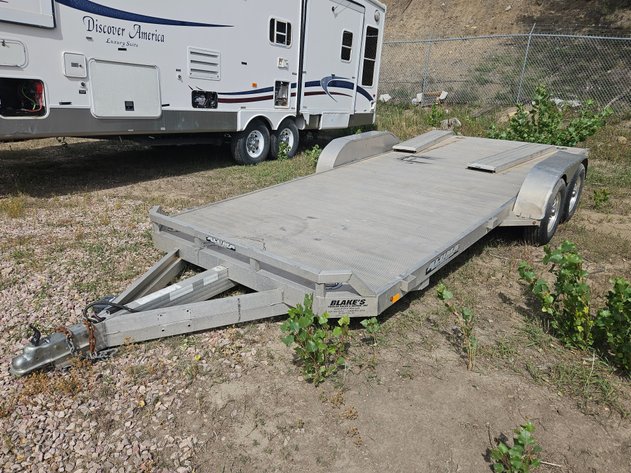 Image for '16 Aluma Flatbed Trailer 7' x 18'