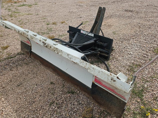 Image for Blizzard 810SS Hydraulic Expandable Snowplow – Skid Steer Mount