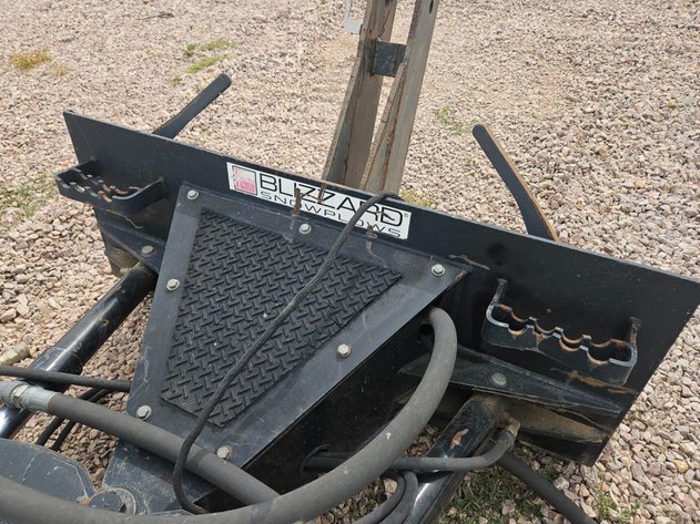 Image for Blizzard 810SS Hydraulic Expandable Snowplow – Skid Steer Mount