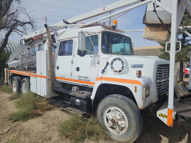 Image for Ford L8000 Tandem-Axle Crew Cab Utility Boom Truck