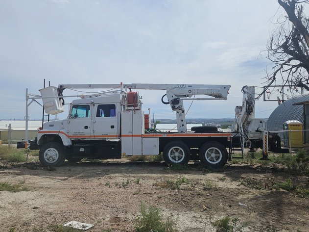 Image for Ford L8000 Tandem-Axle Crew Cab Utility Boom Truck