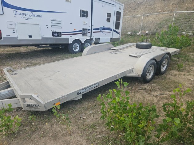 Image for '16 Aluma Flatbed Trailer 7' x 18'