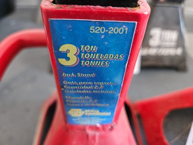 Image for 3TON Red Jack Stands