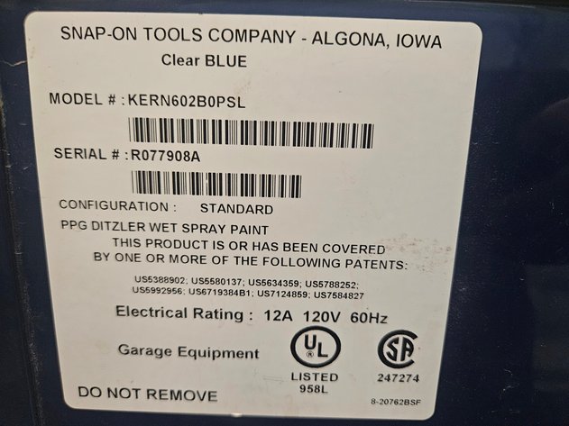 Image for Snap-On Toolbox w/Tools