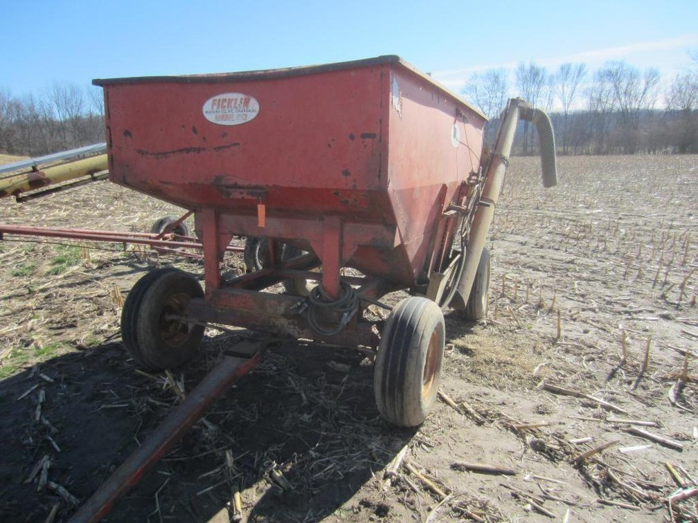 Ficklin Gravity Box with Fertilizer Auger Attachment
