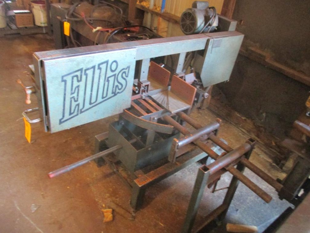 Ellis Metal Miter Band Saw on Rolling Stand