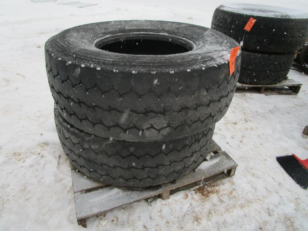 (2) Hankook Truck Tires