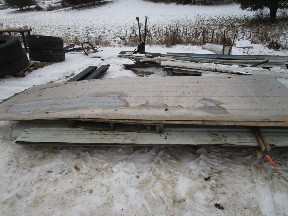 (2) Aluminum Sheets