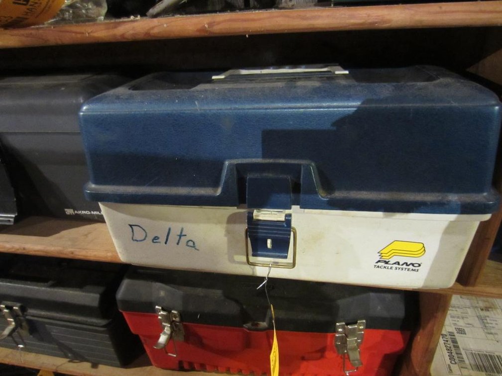 Plano Tackle Box with Faucet Parts