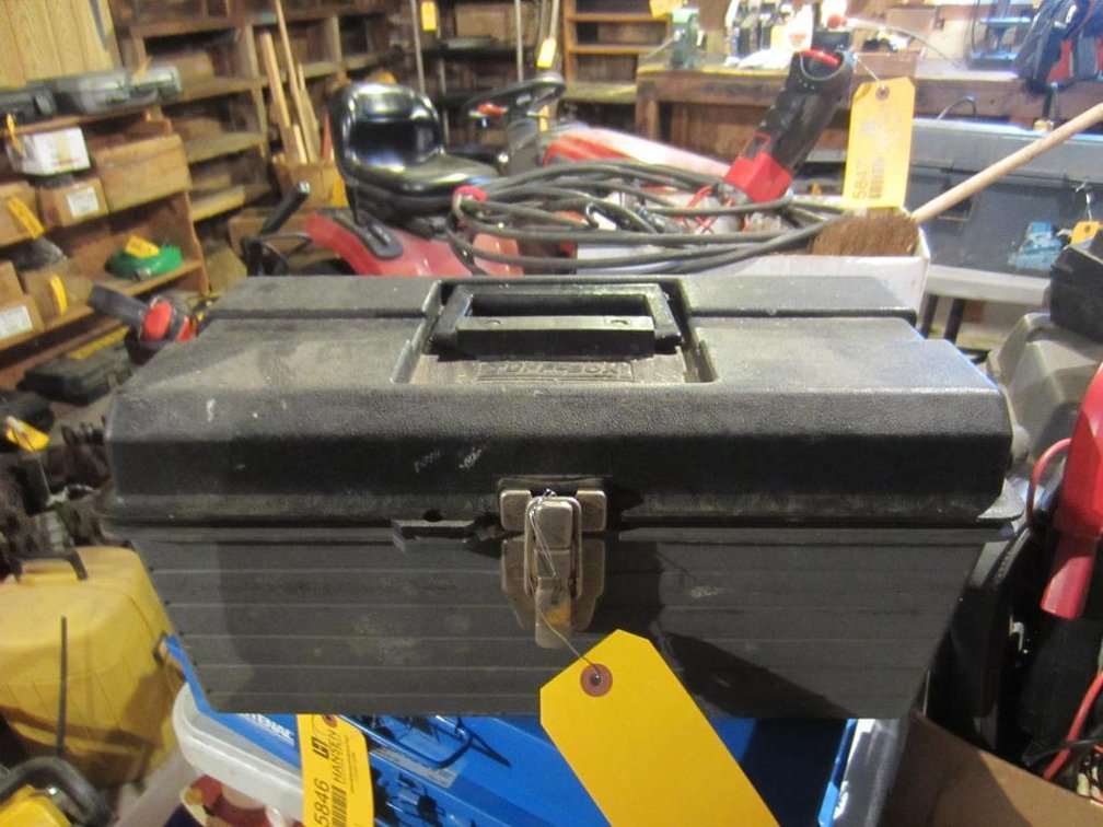 Tackle Box with Faucet Parts