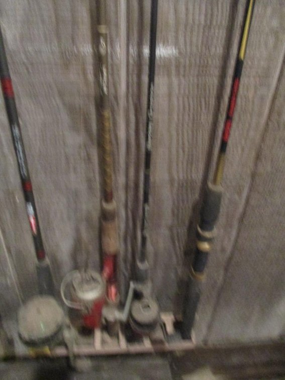 Fishing Poles and Holders