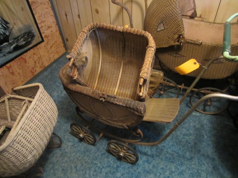 Vintage Wicker Stroller