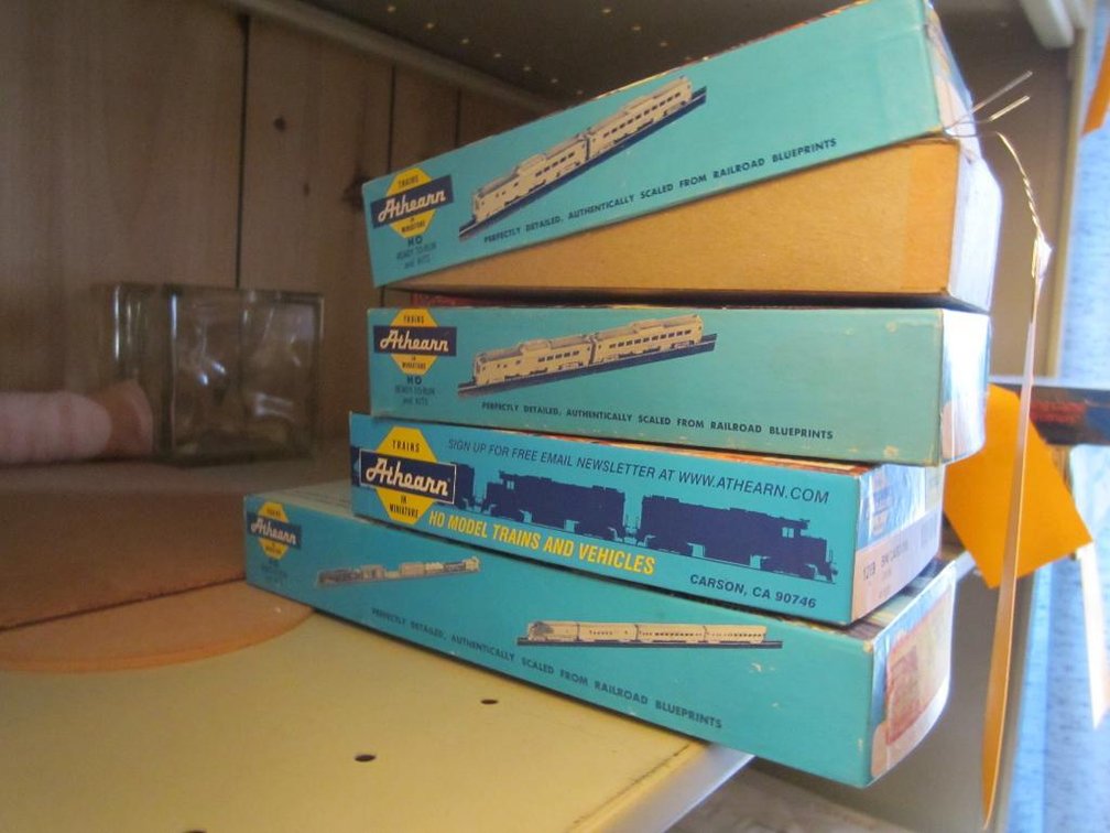 (4) Atheran Model Trains, HO Scale