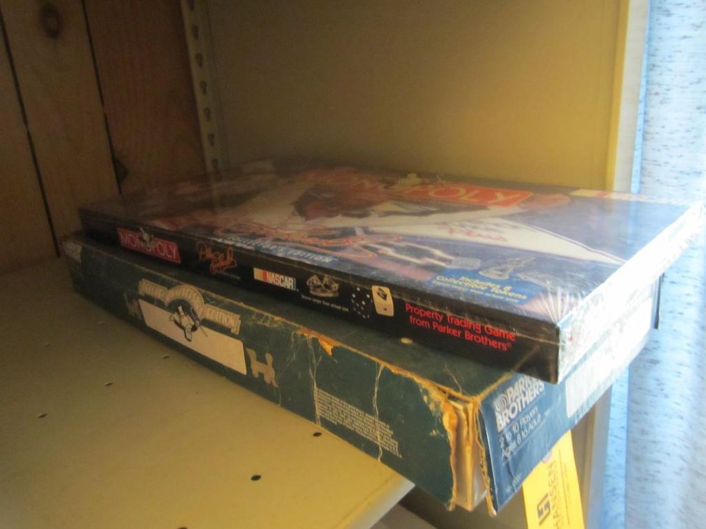 Vintage Monopoly Game and Dale Earnhardt Collector Edition Monopoly Game