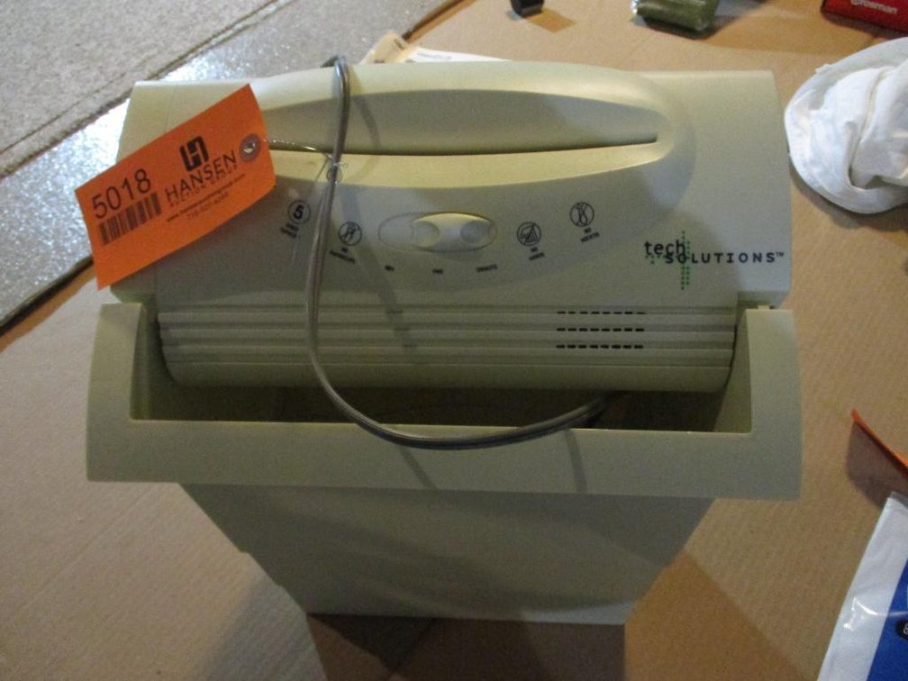 Tech Solutions Paper Shredder